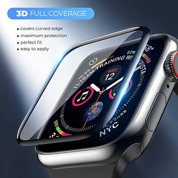 Apple Watch 7/8 41 mm: n näytönsuojaus [3-Pack] 3D-käyrän näytönsuojaus