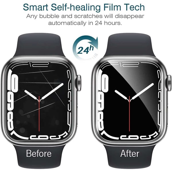 3-pakke Apple Watch 7/8 41mm skærmbeskytter omfattende