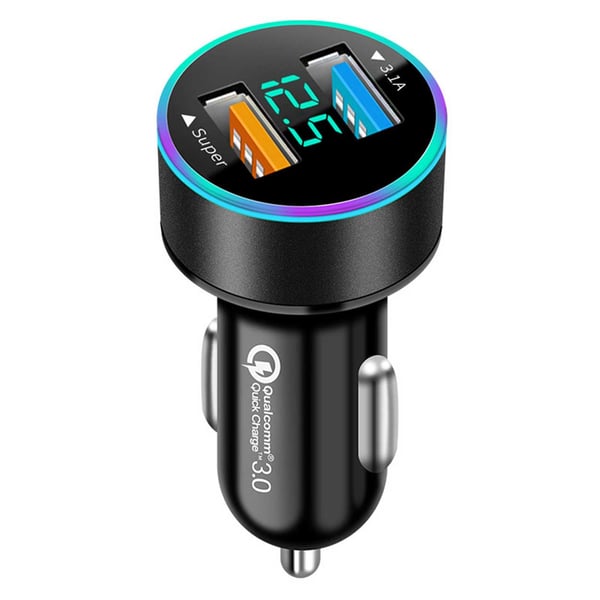 Billader dobbelt USB SuperSnab 40W Quick Charge 3.0