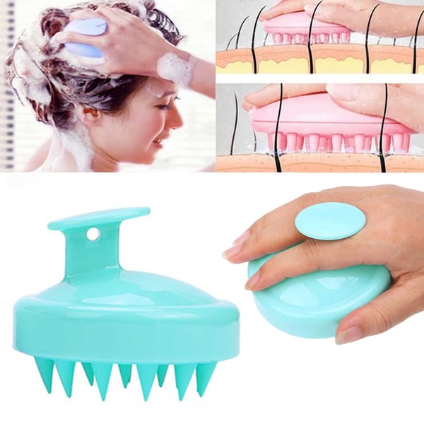 Hårborste för Duschen – Schamponering Peeling av Hårbotten – Schampoborste