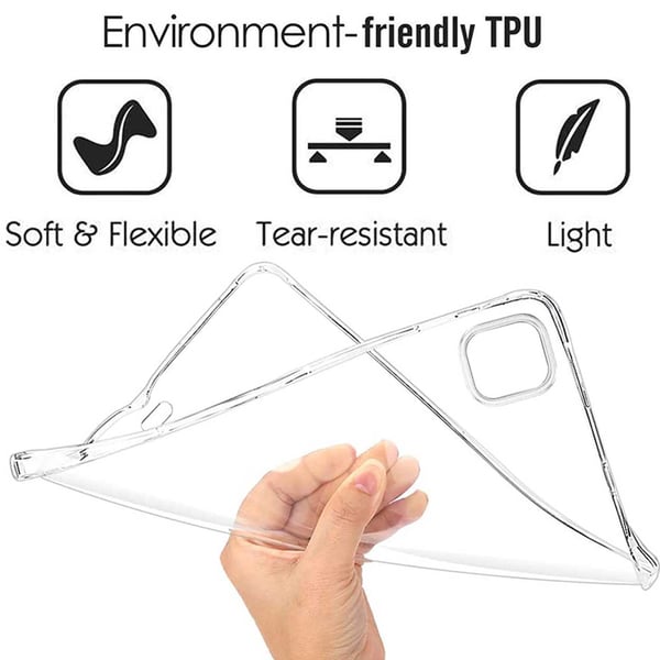 Gjennomsiktig TPU Shell iPad Pro 11 "Case gjennomskinnelig