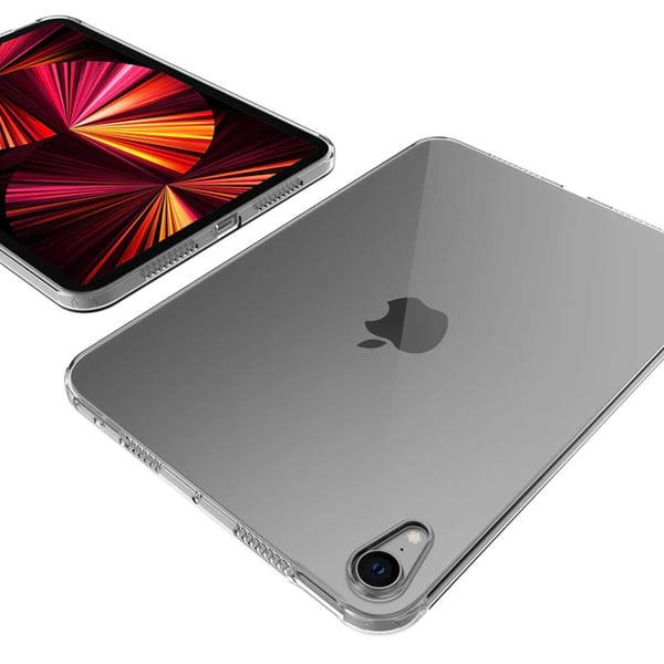 Gjennomsiktig TPU Shell iPad mini 6 Case gjennomskinnelig