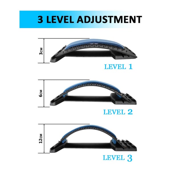 Jerk båre for strekk av rygglumring - Acupressure Back Massasje