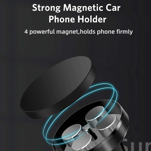 Magnet Mobile Holder til bilventilatoren Bilholder Black