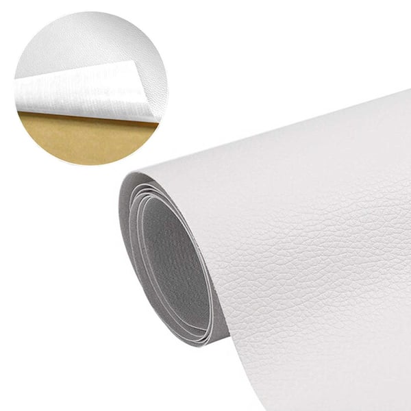 Självhäftande Skinn Fix Repair Dekor Patch för Soffa Vit 2st 20x30cm Ark Självhäftande Skinn Fix Repair Dekor Patch för Soffa Vit 2st 20x30cm Ark