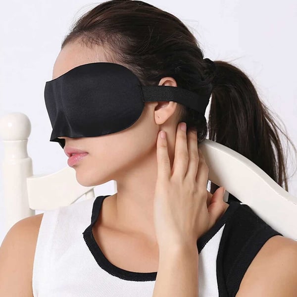 3-pack Sleep Mask Mukava 3D-vaahto silmämaski lentomatkalle