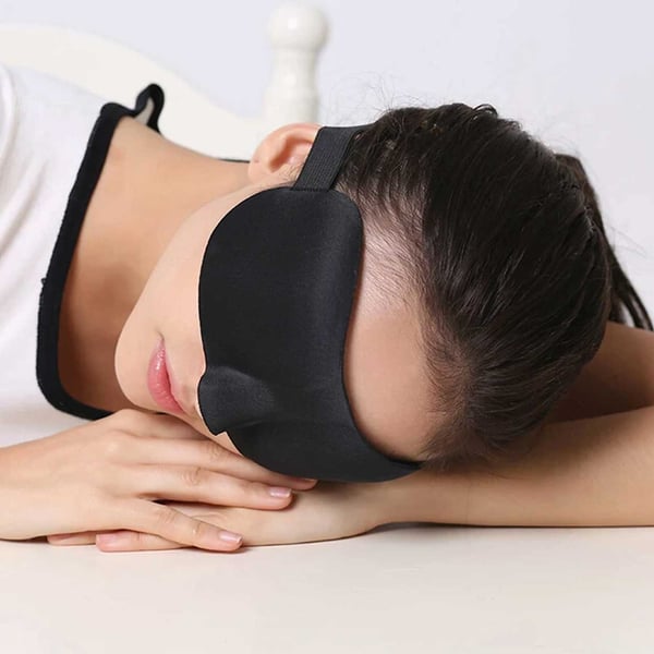3-pack Sleep Mask Mukava 3D-vaahto silmämaski lentomatkalle