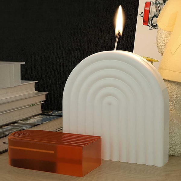 Ljusform Stearinljus U-Form Båge 15cm