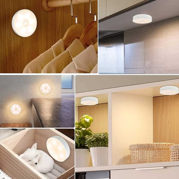 Trådløs lampe med bevægelsessensor - genopladelig LED