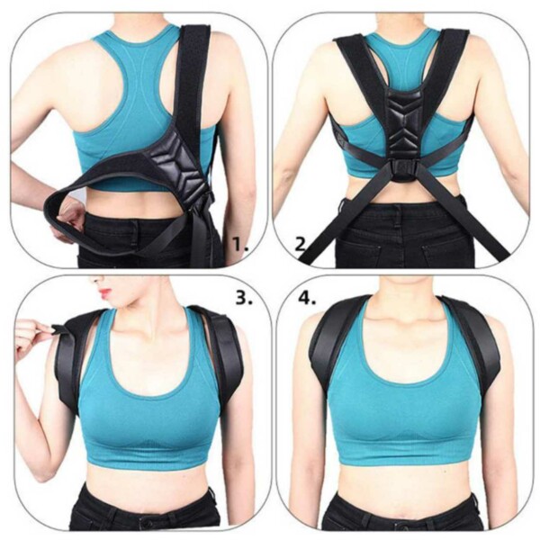 Post -Holding Vest - Ergonomisk ryglæn for bedre kropsholdning
