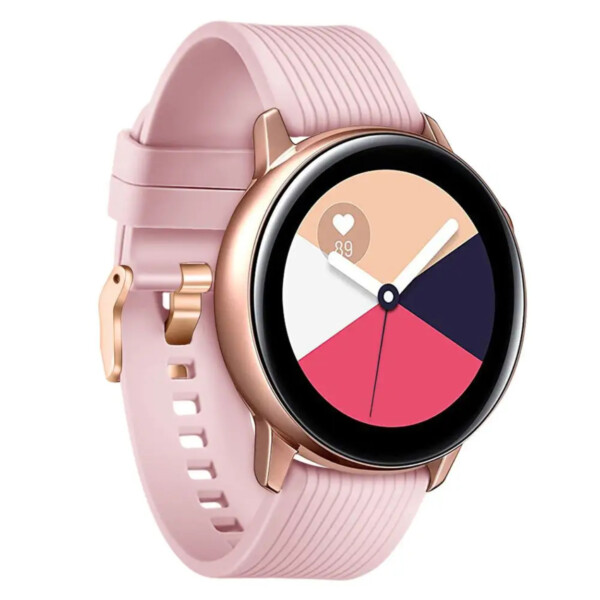 Galaxy Watch Armband 20mm 4/5 40/42/44/45/46mm Rosa Guld
