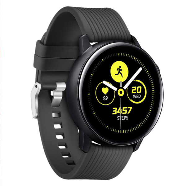 Galaxy Watch Armband 20mm 4/5 40/42/44/45/46mm Svart