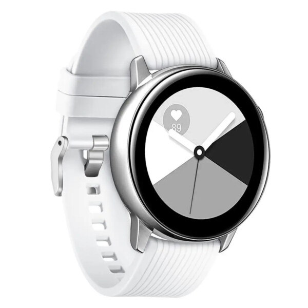 Galaxy Watch Armband 20mm 4/5 40/42/44/45/46mm Vit