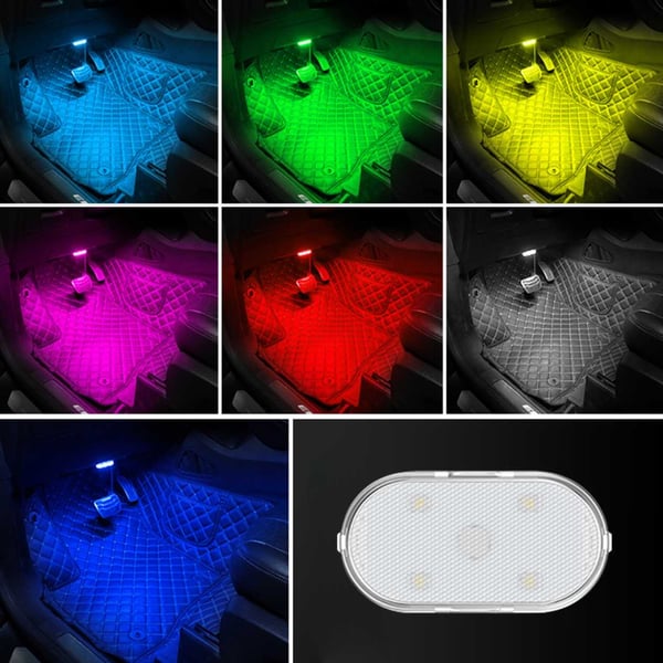 Trådlös LED Lampa – Bilbelysning – För Dörr, Fotutrymme, Bagageutrymme