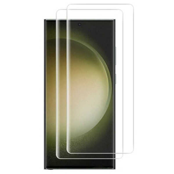 2-Pack Galaxy S23 Ultra Skärmskydd Displayfilm Heltäckande