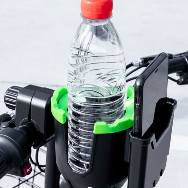 Bicykelmobilholder og flaskeholder - Mobil og flaske