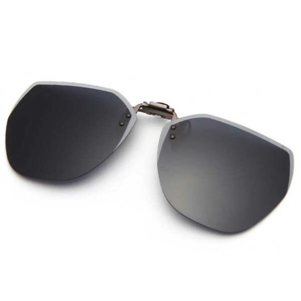 Metall Clip-on Solglasögon för Glasögon – Svart