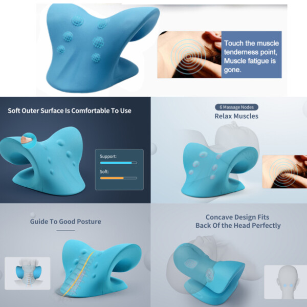 Hukommelseshukommelse med nakke Stretch Pillowfoam - Nack og Axel Spasement - Nack Pillow