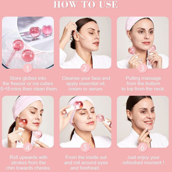 Ice Globes Beauty Tools Cooling Facial Roll