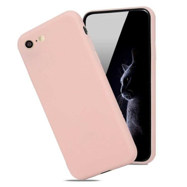 Tunt iPhone 6/7/8/SE Skal Mobilskal 1mm TPU Rosa