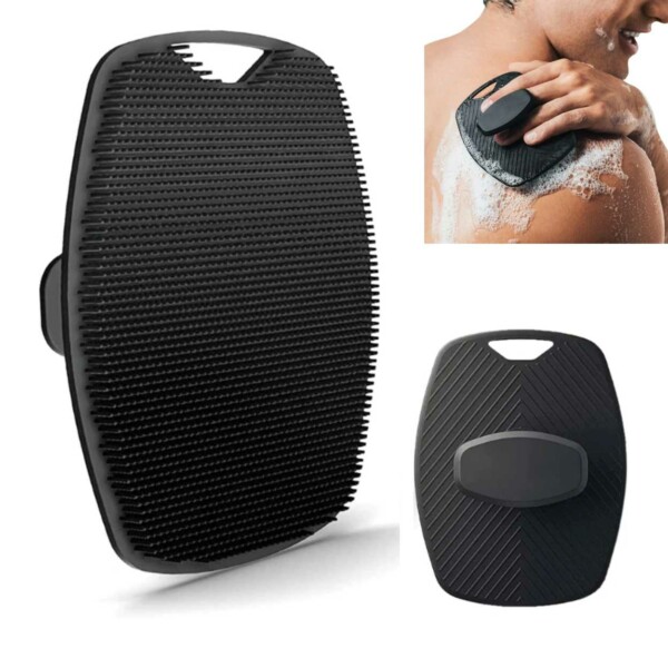 Exfolierande Silikon Duschborste för Män – Body Scrubber
