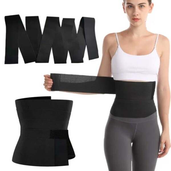 Free Size Waist Shaper Midjetränare 4m Svart