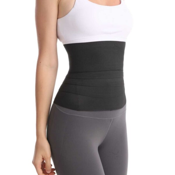 Gratis størrelse Talje Shaper Waist Trainer 4m sort