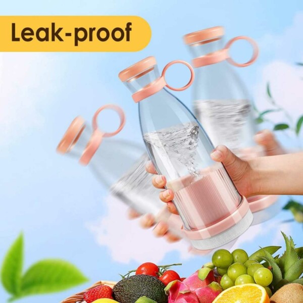 Portabel Mixer – Bärbar Uppladdningsbar Smoothie Blender Vit