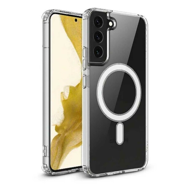 Galaxy S21 Plus Magnetiskt Mobilskal Magsafe Kompatibelt Genomskinligt