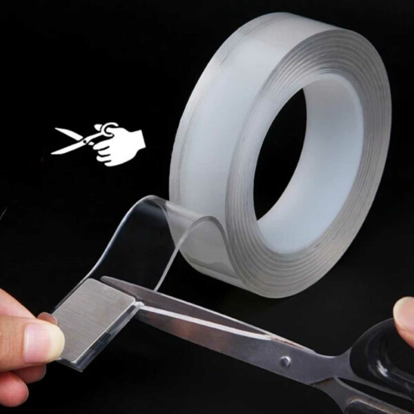 Nanotejp – Dubbelhäftande Återanvändningsbar Tejp – Nano Tape
