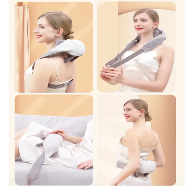 Sähköinen niskahieronta lämmöllä - Shiatsu Hieronta hartiat, niska ja vartalo