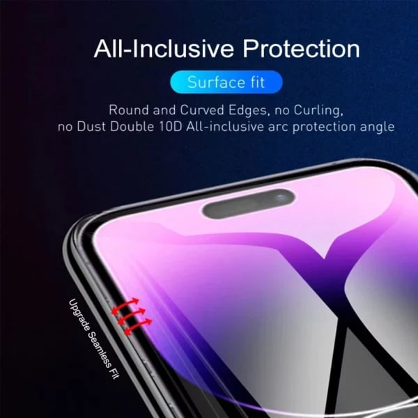 2-pack omfattende iPhone 14 skjermbeskytter TPU