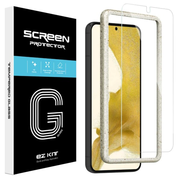 Galaxy S22 Plus Härdat Glas med Installationskit HD Skärmskydd