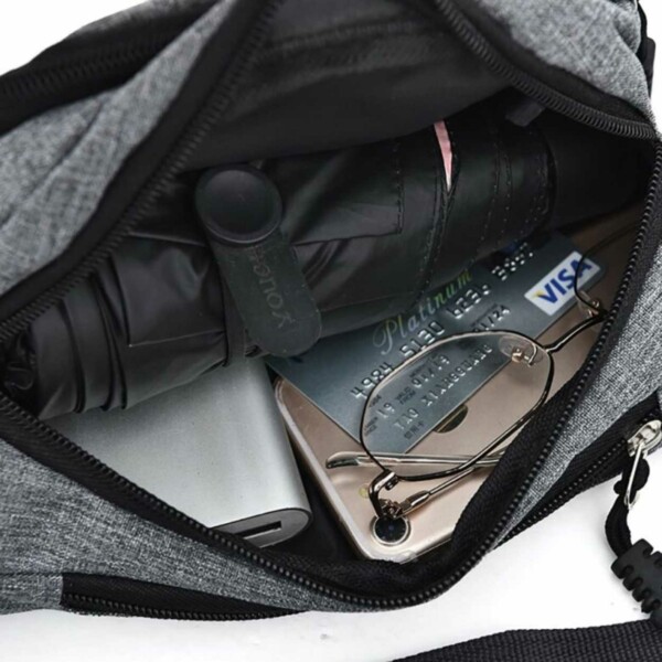 Midjeveske Cross Body Bag Sort