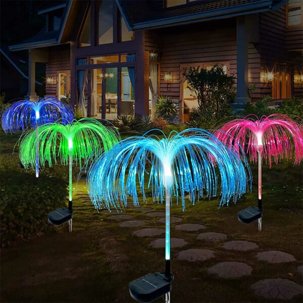 2-Pack Avatar Solar Lamp RGB Manet Manet Hagebelysning med bakkespyd