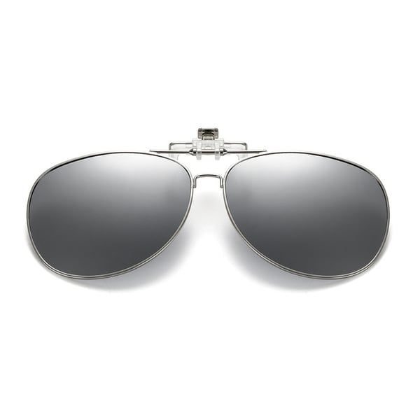 Flip Up Polarisoidut Pilot Clip-On aurinkolasit Metal Hopea