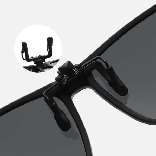Flip Up solbriller Clip-On rosa speilglass