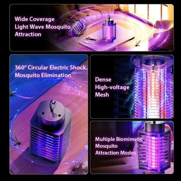 Mygglampa UV Myggdödare Myggfångare Insektsfångare