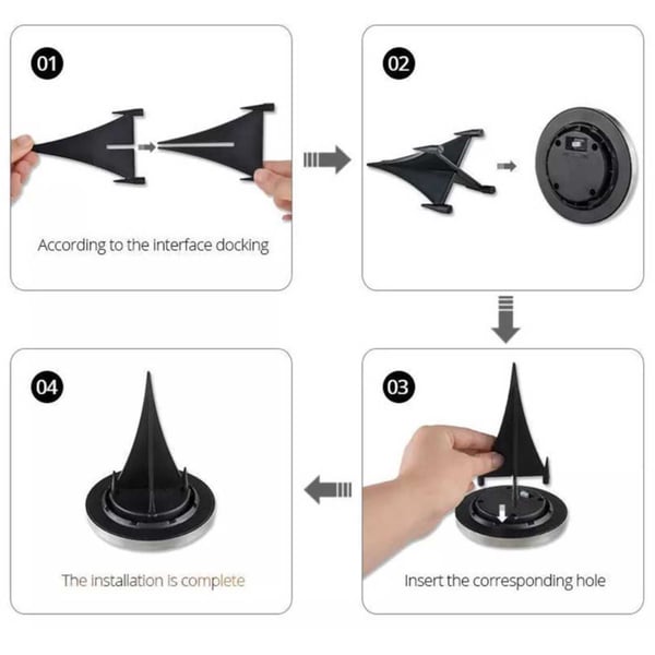 8-Pack Solar Spotlights LED Jordbelysning