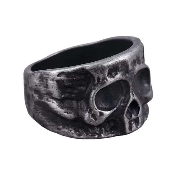 Skull Ring | Valitse koko | Musta