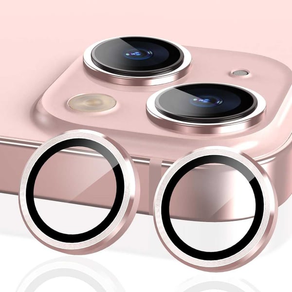 iPhone 13/13 Mini Linsskydd Rosa