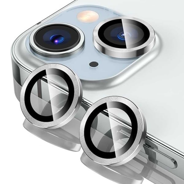 iPhone 13/13 Mini Kamerabeskyttelse Sølv