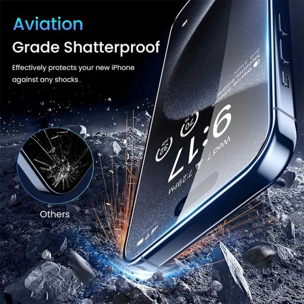 Nem installation Galaxy S24 Ultra privatliv skærmbeskyttelse HD hærdet glas