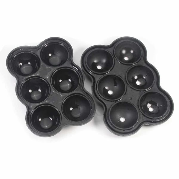 2-Pack 6 runde isbiter Silikon isform iskuler
