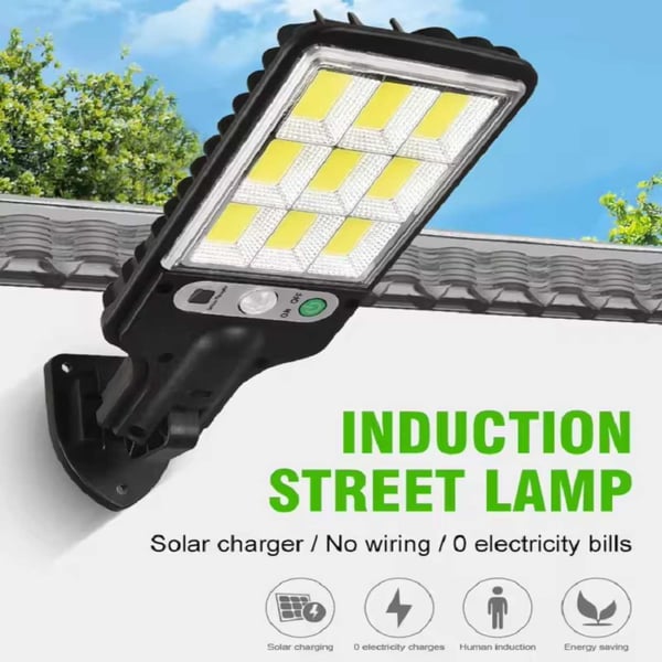 2-Pack Solcellslampa med Rörelsevakt – Vägg LED Utomhuslampa Rörelsesensor