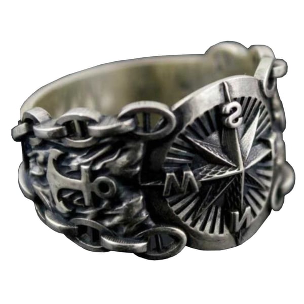 Compass Ring Statement Justerbar størrelse