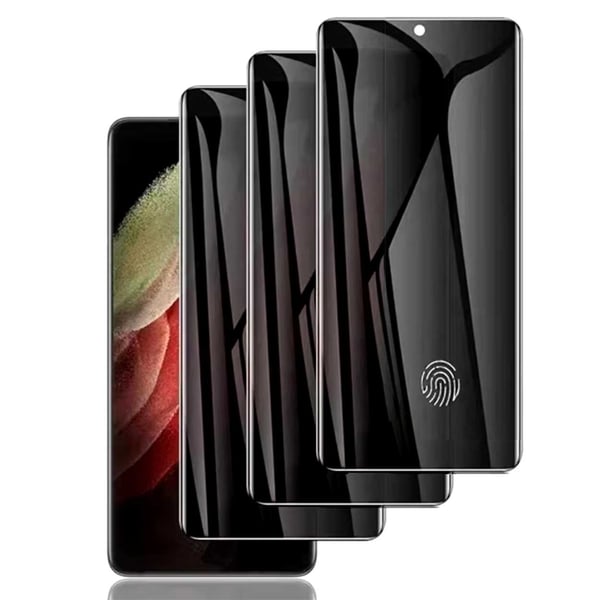 3-Pack Samsung Galaxy S24 Plus Privacy Screen Protector HD hærdet glas