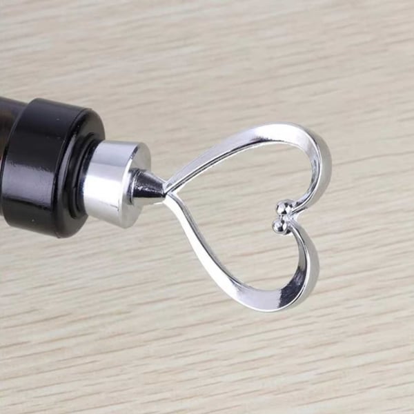3-Pack Wine Cork Metal Heart - Viinitulppa Viinitulppa Hopea