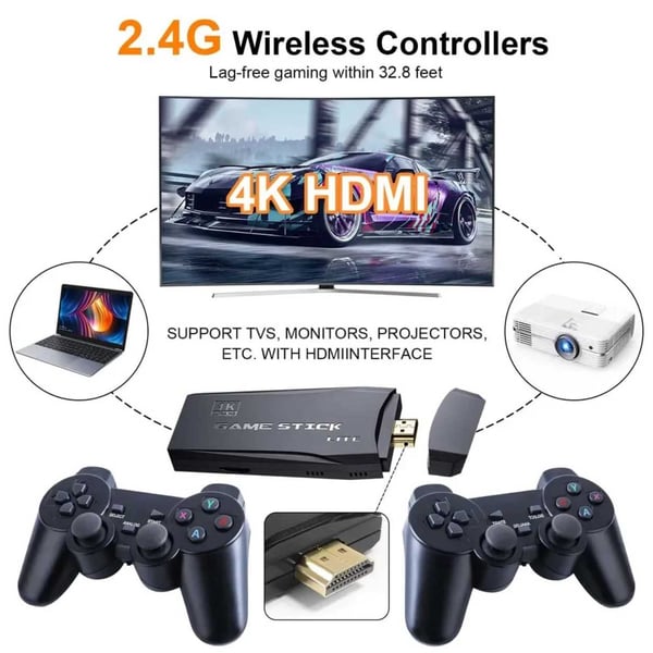 M8 Game Stick Lite 2024 20K Retro TV-Spel