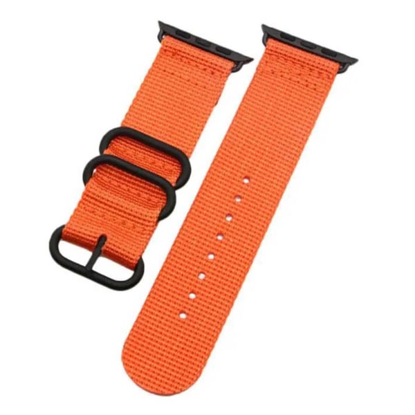 Apple Watch 42/44/45 Nylonarmbånd NATO-armbånd Oransje
